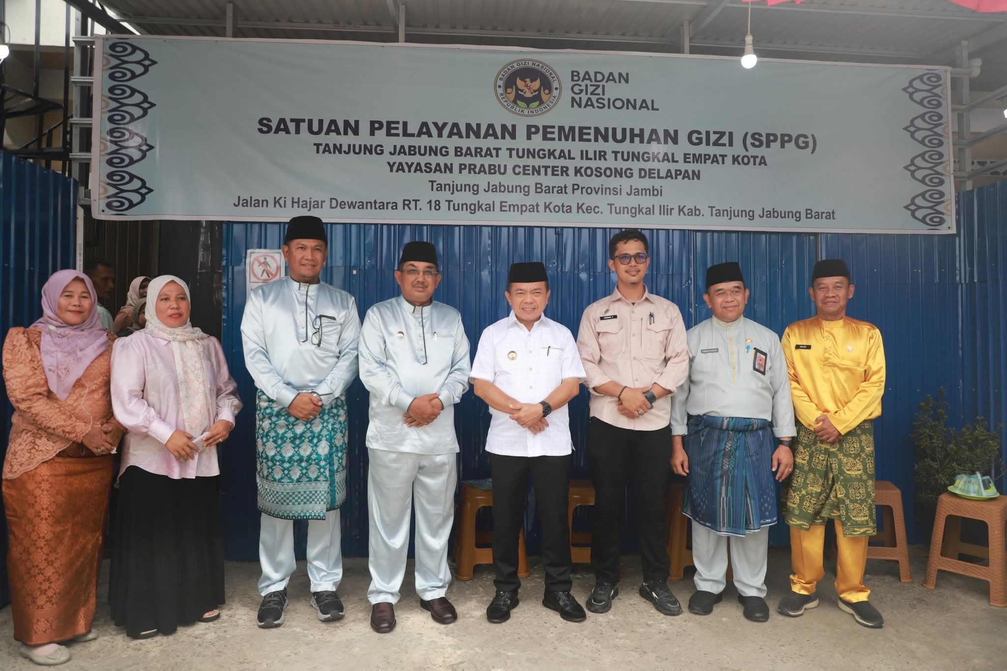 Bupati Tanjab Barat Dampingi Gubernur Jambi Tinjau SPPG