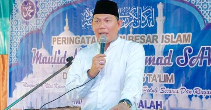 Hadiri Maulid Nabi Muhammad SAW, Wabup Hairan: Mari Tingkatkan Tali Silaturahmi dan Memperkuat Ikatan Rasa Persaudaraan